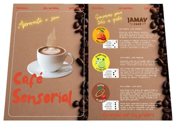 Transforme seu cardápio em assinatura.
Com JAMAY, o café deixa de ser item básico e passa a ser diferencial.