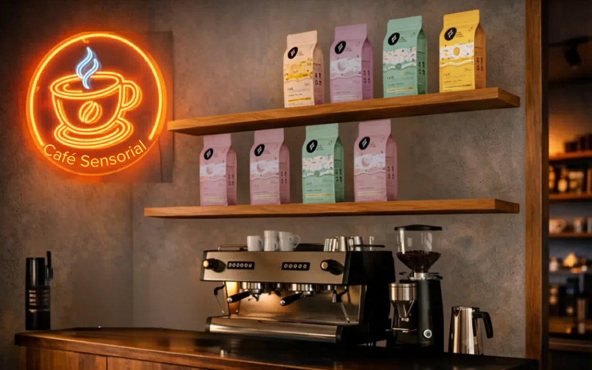 Por que vende? Alto impacto na prateleira. Não é commodity.
É conceito.